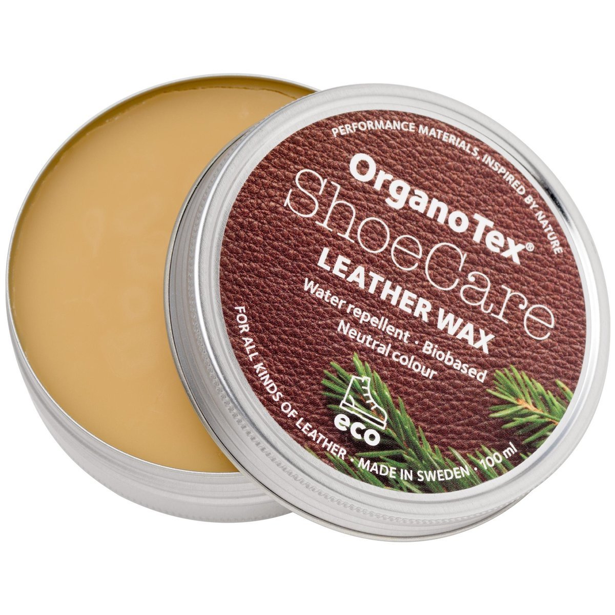 Wosk hydrofobowy do butów OrganoTex ShoeCare Leather Wax 103106 100 ml