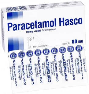 Hasco-Lek PARACETAMOL 80mg 10 szt. - Przeziębienie i grypa - miniaturka - grafika 1