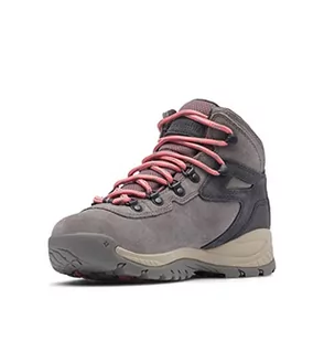 Columbia Damskie buty trekkingowe Newton Ridge Plus wodoodporne buty ze skóry i zamszu, 1, Stratus Canyon Rose - 35.5 EU - Buty trekkingowe damskie - miniaturka - grafika 1