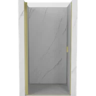 Ścianki i drzwi prysznicowe - Mexen Mist-B drzwi prysznicowe uchylne 85 cm, transparent, złote szczotkowane - 8A2-085-000-55-00 - miniaturka - grafika 1