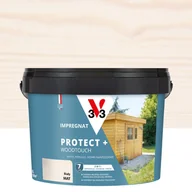 Farby i impregnaty do drewna - Impregnat do drewna Protect + Woodtouch Biały 9 l V33 - miniaturka - grafika 1
