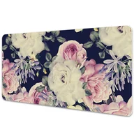 Podkładki na biurko - Ochronna mata na biurko Barokowe kwiaty 90x45 cm - miniaturka - grafika 1