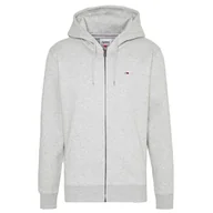 Bluzy męskie - Bluza męska Tommy Hilfiger FLEECE ZIP THRU HOODY GREY HEATHER DM0DM09592P4E XXL - miniaturka - grafika 1