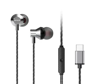 Aiwa ESTM-50USB-C/SL srebrny - Słuchawki - miniaturka - grafika 1