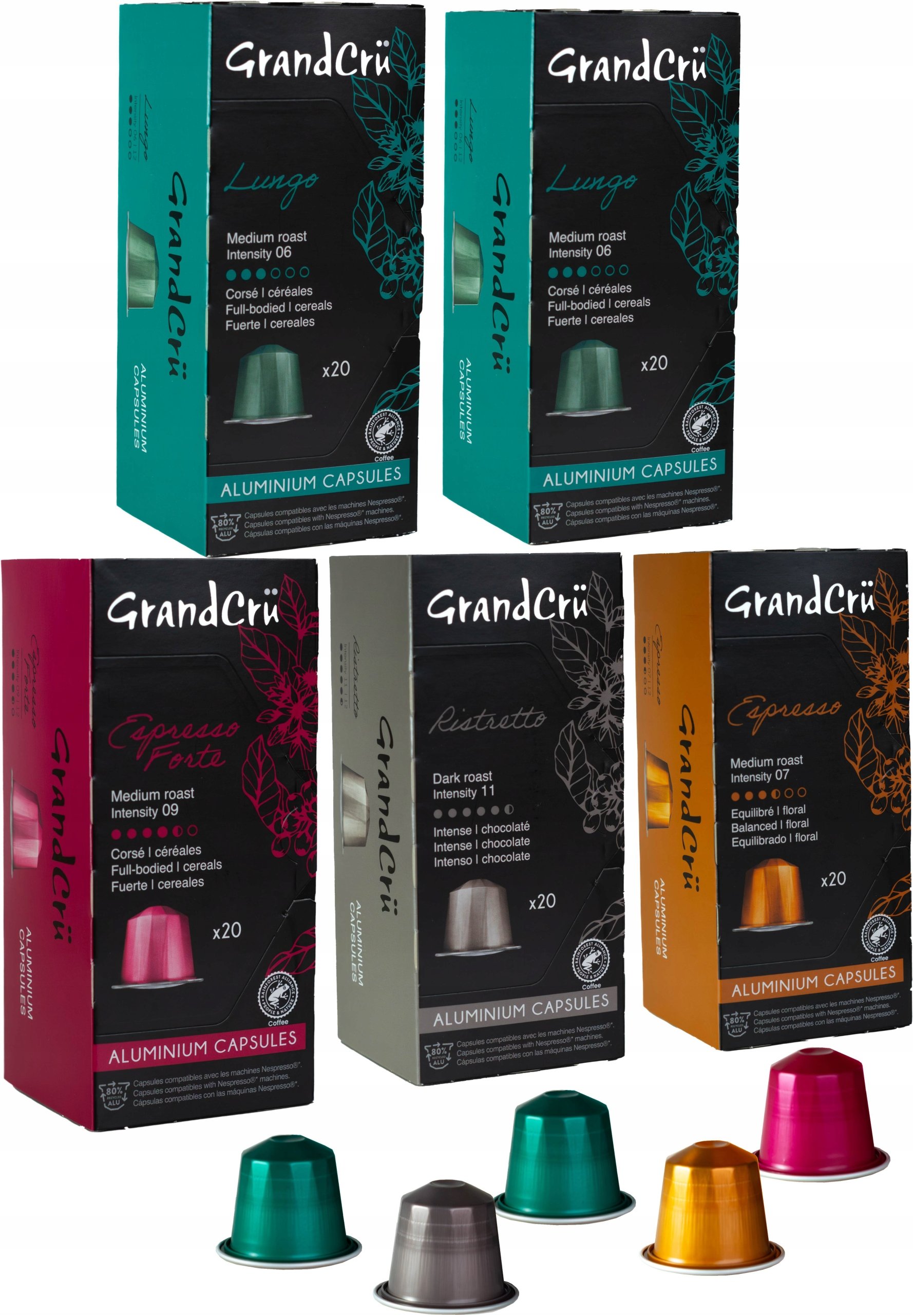 Kapsułki do Nespresso Grand Cru Espresso 20 sztuk