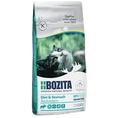Sucha karma dla kotów - BOZITA Diet &amp; Stomach Grain Free z łosiem 2 kg - miniaturka - grafika 1