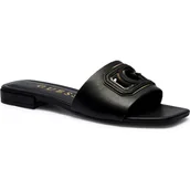 Klapki i japonki damskie - Guess Skórzane klapki LADY HANSIN - miniaturka - grafika 1