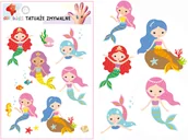 Pedagogika i dydaktyka - Tatuaże zmywalne dla dzieci Piękne syrenki - miniaturka - grafika 1