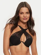 Biustonosze - Hunkemöller Biustonosz z fiszbiną Vera 206278 Czarny - miniaturka - grafika 1