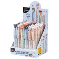 Przybory szkolne - Kidea 6x długopis wymazywalny zwierzątka - miniaturka - grafika 1