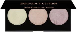 REVOLUTION Makeup paleta pudrów rozświetlających Highlight 3szt - Pudry do twarzy - miniaturka - grafika 2