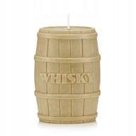 Świece - Świeca ozdobna BECZKA WHISKY kolor BRĄZOWY - miniaturka - grafika 1