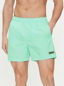 Kąpielówki męskie - Calvin Klein Swimwear Szorty kąpielowe KM0KM00939 Niebieski Regular Fit - miniaturka - grafika 1