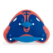 Pływanie - Speedo finger paddle niebiesko/pomarańczowy 55160 - miniaturka - grafika 1