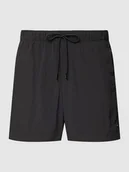 Kąpielówki męskie - Spodenki kąpielowe z wyhaftowanym logo - miniaturka - grafika 1