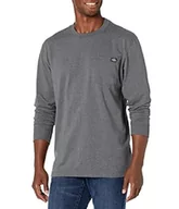 Koszulki męskie - Dickies Męska koszulka z długim rękawem ciężka z okrągłym wycięciem pod szyją robocza, Wrzosowy szary, M - miniaturka - grafika 1