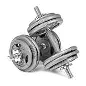 Hantle i ciężarki - Sapphire Hantle żeliwne Sapphire 2x15 kg - miniaturka - grafika 1