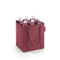 Torby i wózki na zakupy - Torba BOTTLEBAG, twist maroon, Reisenthel - miniaturka - grafika 1