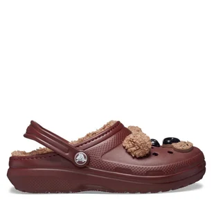 Klapki Crocs Classic Lined Iam Brown Bear Clog K 210399 Brązowy - Buty dla chłopców - miniaturka - grafika 1