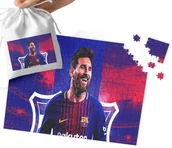 Puzzle - PUZZLE - Lionel Messi WZORY DLA MAŁEGO PIŁKARZA 24el + WORECZEK - miniaturka - grafika 1
