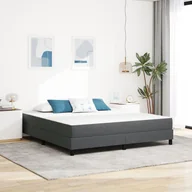 Materace - vidaXL Średni materac kieszeniowy - Ciemnoszary - 180x200x20 cm - miniaturka - grafika 1