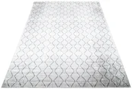 Dywany - Jasnoszary prostokątny dywan w geometryczny wzór L6-T00 - miniaturka - grafika 1
