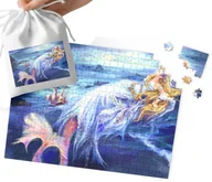 Puzzle - PUZZLE TRADYCYJNE - SYRENKA SYRENA SUPER WZORY PREZENT 35el + WORECZEK - miniaturka - grafika 1