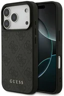 Etui i futerały do telefonów - Guess 4G Classic Case for iPhone 17 Pro Black - miniaturka - grafika 1