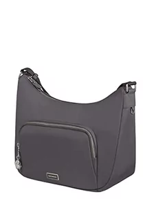 Torebki damskie - Samsonite Damska torba Karissa 2.0 - torba na ramię torba listonoszka (1 szt.), szary (Eco Dark Grey), M (36 cm), Miernik bazy - grafika 1