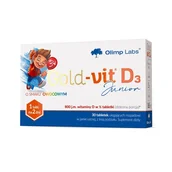 Witaminy i minerały - Olimp LABORATORIES Gold-Vit D3 Junior 800 j.m. 30 tabletek - miniaturka - grafika 1