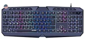 Klawiatury - Speedlink LUDICIUM RGB Rainbow Gaming Keyboard - do gier RGB z kablem, układ US-Layout QWERTY, blokada klawisza Windows, przełącznik WASD, 10 klawiszy multimedialnych, przewodowa,czarna - miniaturka - grafika 1