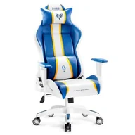 Fotele gamingowe - Fotel DIABLO CHAIRS X-One 2.0 Small Biało-niebieski - miniaturka - grafika 1