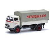 Samochody i pojazdy dla dzieci - Schuco Mercedes Benz Lp911 Flatbed Truck W 1:43 450309900 - miniaturka - grafika 1