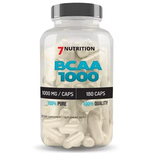 7 NUTRITION 7 Nutrition BCAA 2:1:1 1000 180cap - Aminokwasy - miniaturka - grafika 1