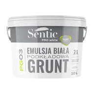 Grunty do ścian - Sentic Emulsja gruntująca Dragon biała PG03 10 litrów - miniaturka - grafika 1