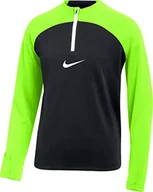 Koszulki i topy damskie - Nike Unisex Kids Long Sleeve Top Y Nk Df Acdpr Dril Top K, czarny/wolt/biały, DH9280-010, XS - miniaturka - grafika 1