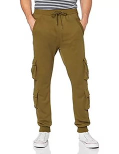 Urban Classics Męskie spodnie sportowe Double Pocket Terry Sweat Pants, Summerolive, S - Spodenki męskie - miniaturka - grafika 1