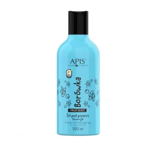 Apis Fruit Shot Borówkowy żel pod prysznic, 500 ml - Kosmetyki do kąpieli - miniaturka - grafika 1