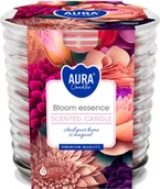 Świece - Świeca zapachowa w szkle BISPOL Aura 28H KWIATOWA ESENCJA - miniaturka - grafika 1