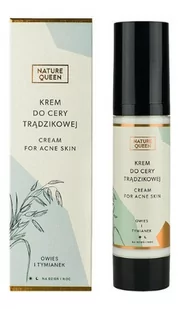 Nature Queen Krem Cera Trądzikowa dzień noc baza - Kremy do twarzy - miniaturka - grafika 1