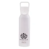 Shakery i bidony sportowe - Butelka IQ CROSS THE LINE YOGA BOTTLE 500 ML M000214126 – Biały - miniaturka - grafika 1