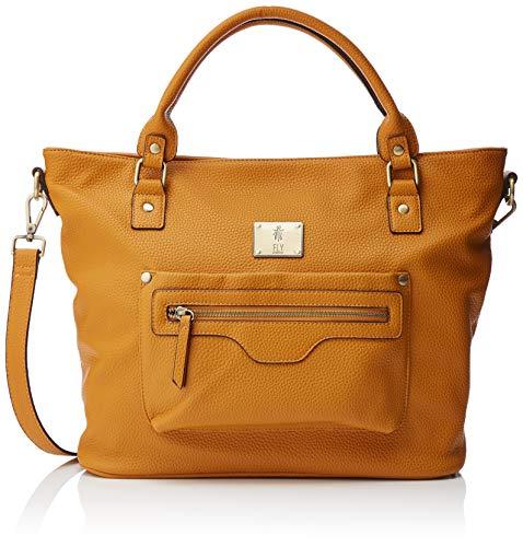 FLY London Galt652fly Shopper, damska torba, 16,5 x 30 x 41 centymetr, żółty - Gelb (Honey) - 16.5x30x41 centimeters (W x H x L)