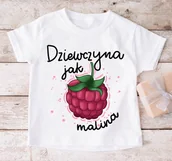 Koszulki dla dziewczynek - dziecięca koszulka dla dziewczynki - miniaturka - grafika 1