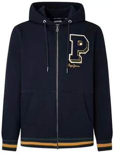 Pepe Jeans Męska bluza z kapturem Michon, Niebieski (Dulwich), L - Bluzy męskie - miniaturka - grafika 1