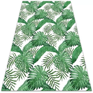 Modny winylowy dywan Palmowe liście 150x225 cm - Dywany - miniaturka - grafika 1