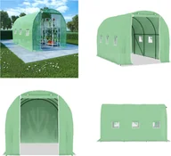 Szklarnie ogrodowe - vidaXL Szklarnia 6,86 m² 3,43x2x2 m - Szklarnia - Szklarnie - Dom dla roślin - Dom dla pomidorów - miniaturka - grafika 1