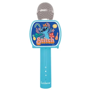 Lexibook Karaoke mikrofon z głośnikiem Disney Stitch - Instrumenty muzyczne dla dzieci - miniaturka - grafika 1