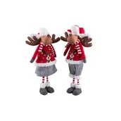 Ozdoby bożonarodzeniowe - Renifer stojący 52 cm mix - miniaturka - grafika 1