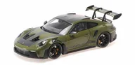 Samochody i pojazdy dla dzieci - Porsche 911 (992) Gt3Rs 2024 Nato Olive , 1:18 Minichamps 110062027 - miniaturka - grafika 1