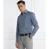 Koszule męskie - BOSS BLACK Koszula H-HANK-kent-C1-214 | Slim Fit | stretch - miniaturka - grafika 1